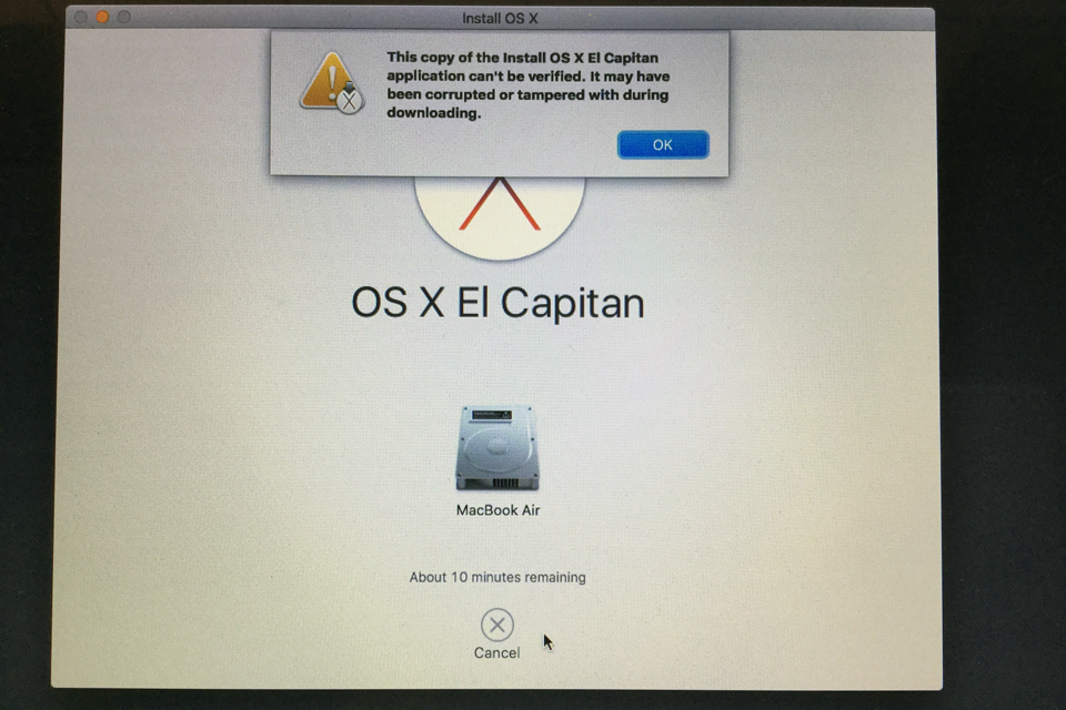 Install os x el capitan onto usb for boot mac